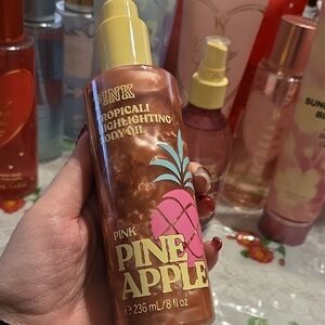 Nwt Vs Pink Pineapple Body Oil